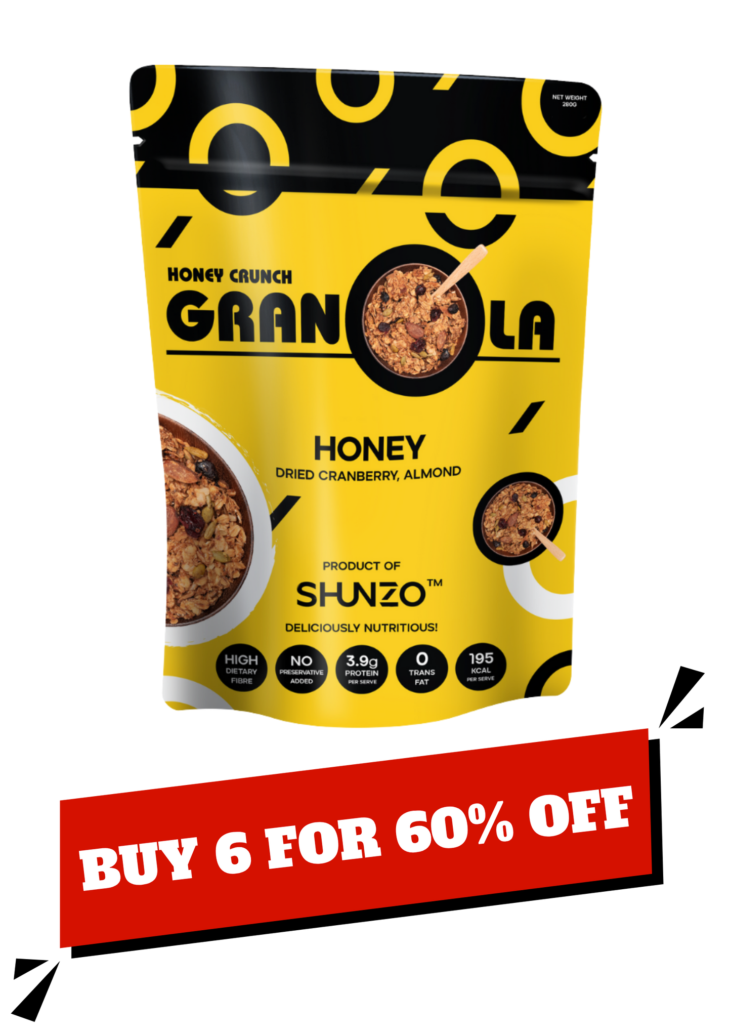 Honey Crunch Granola (BEST BEFORE DATE 28 JUL 2026)